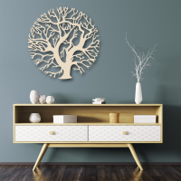 Wandbild Holz "BAUM DES LEBENS"  Wandobjekt